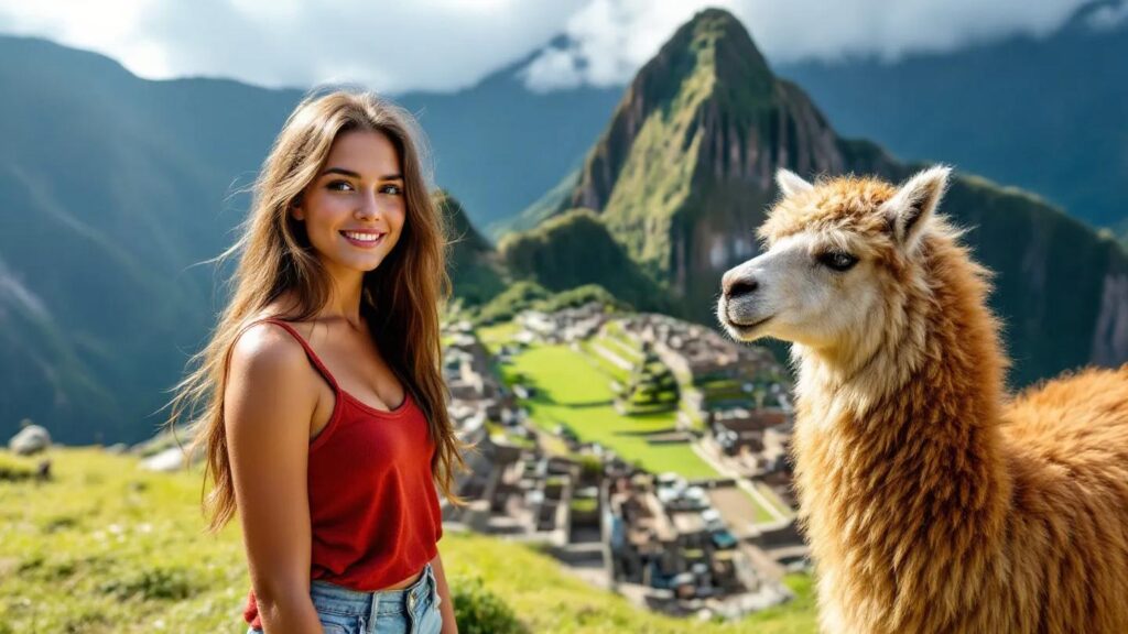 Athena at Machu Picchu